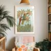 Parrot In Hibiscus Tree by Karina Jambrak